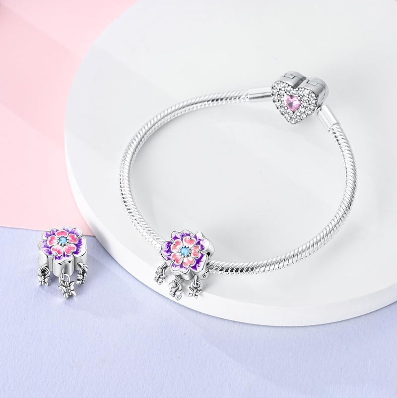 Hapour Store 925 Sterling Silver Charms for Bracelets Necklace European Jewelry Pendant Beads Charm for Women Mom - Image 1